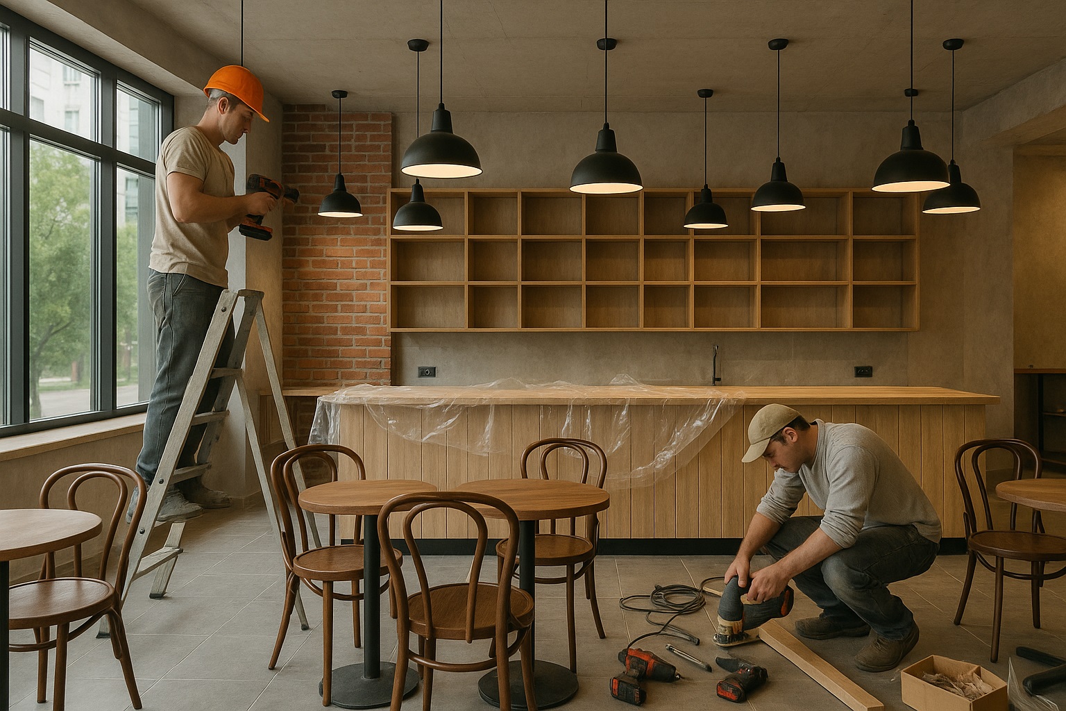 Nội thất quán Cà Phê